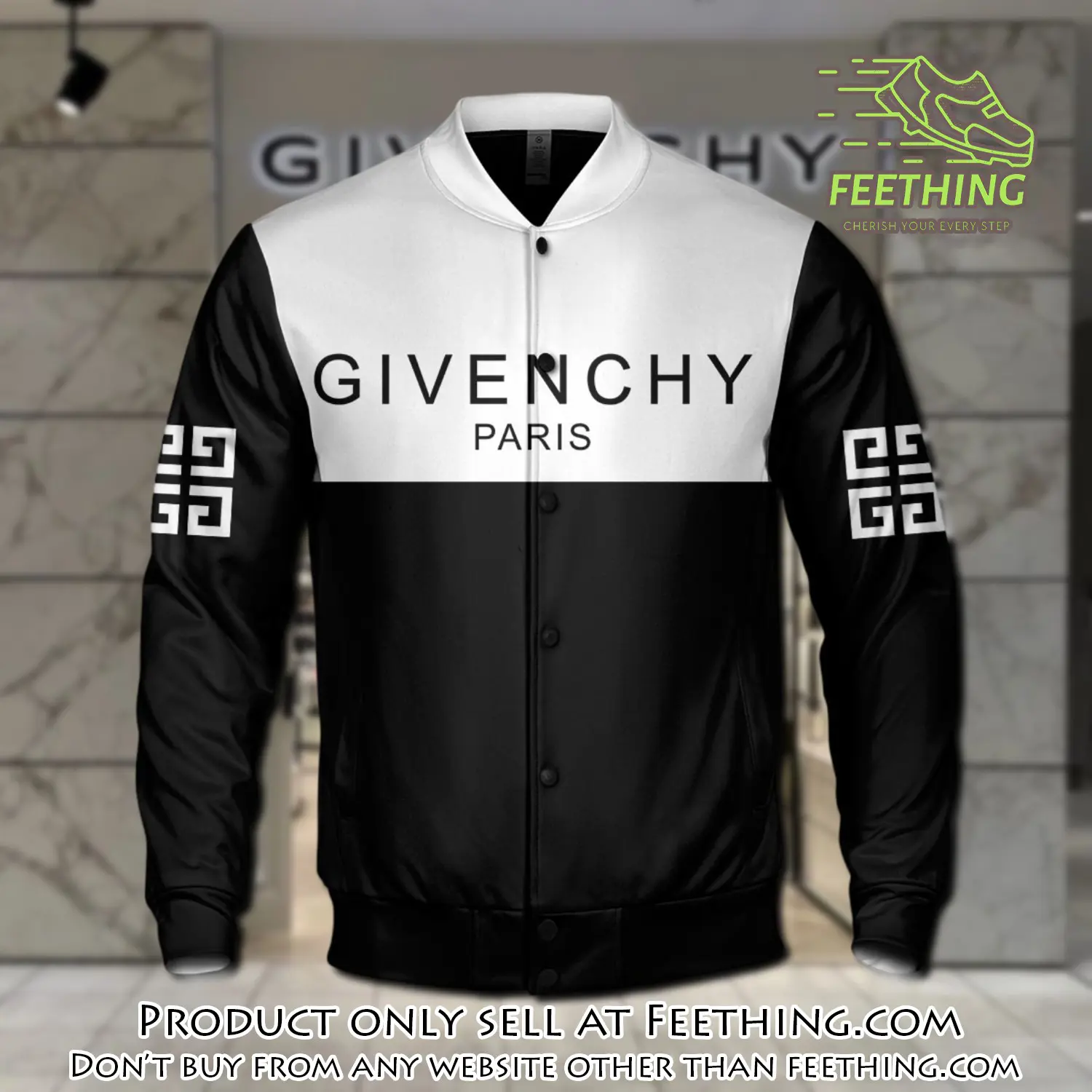 Luxury givenchy varsity premium baseball jacket bjv1048 ft5250361